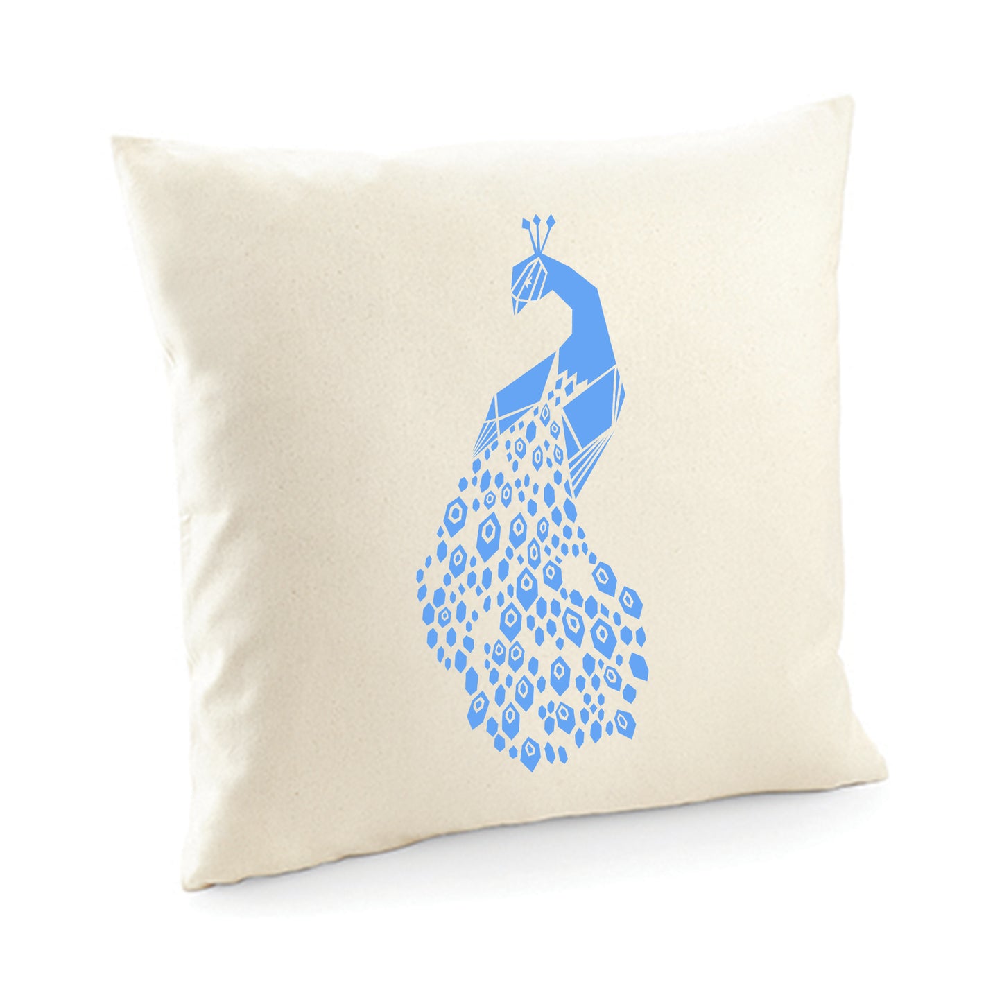 Kissenbezug / cushion cover / Motiv: Pfau origami