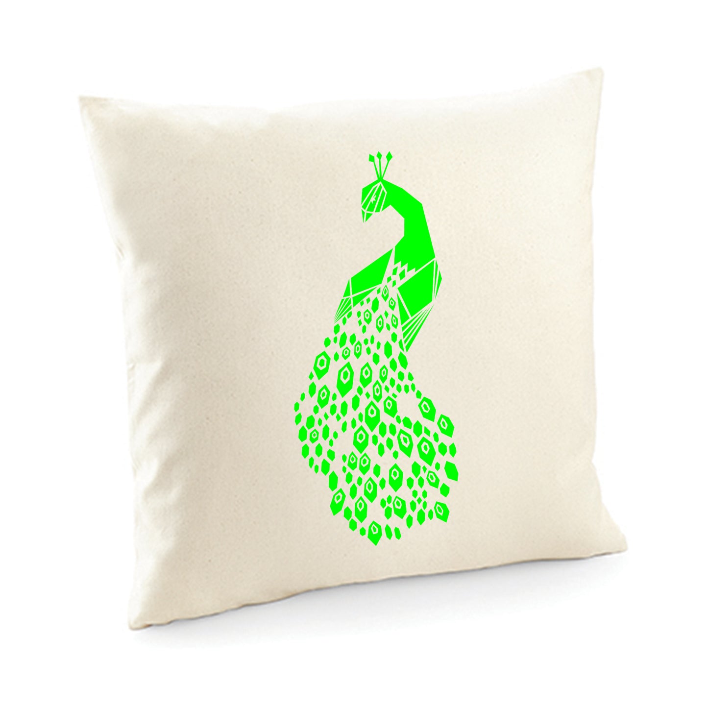 Kissenbezug / cushion cover / Motiv: Pfau origami
