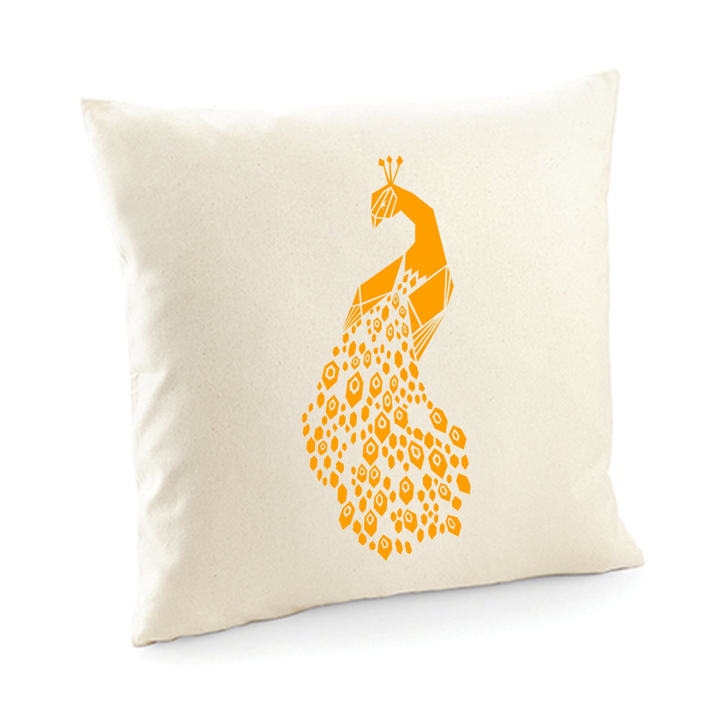 Kissenbezug / cushion cover / Motiv: Pfau origami