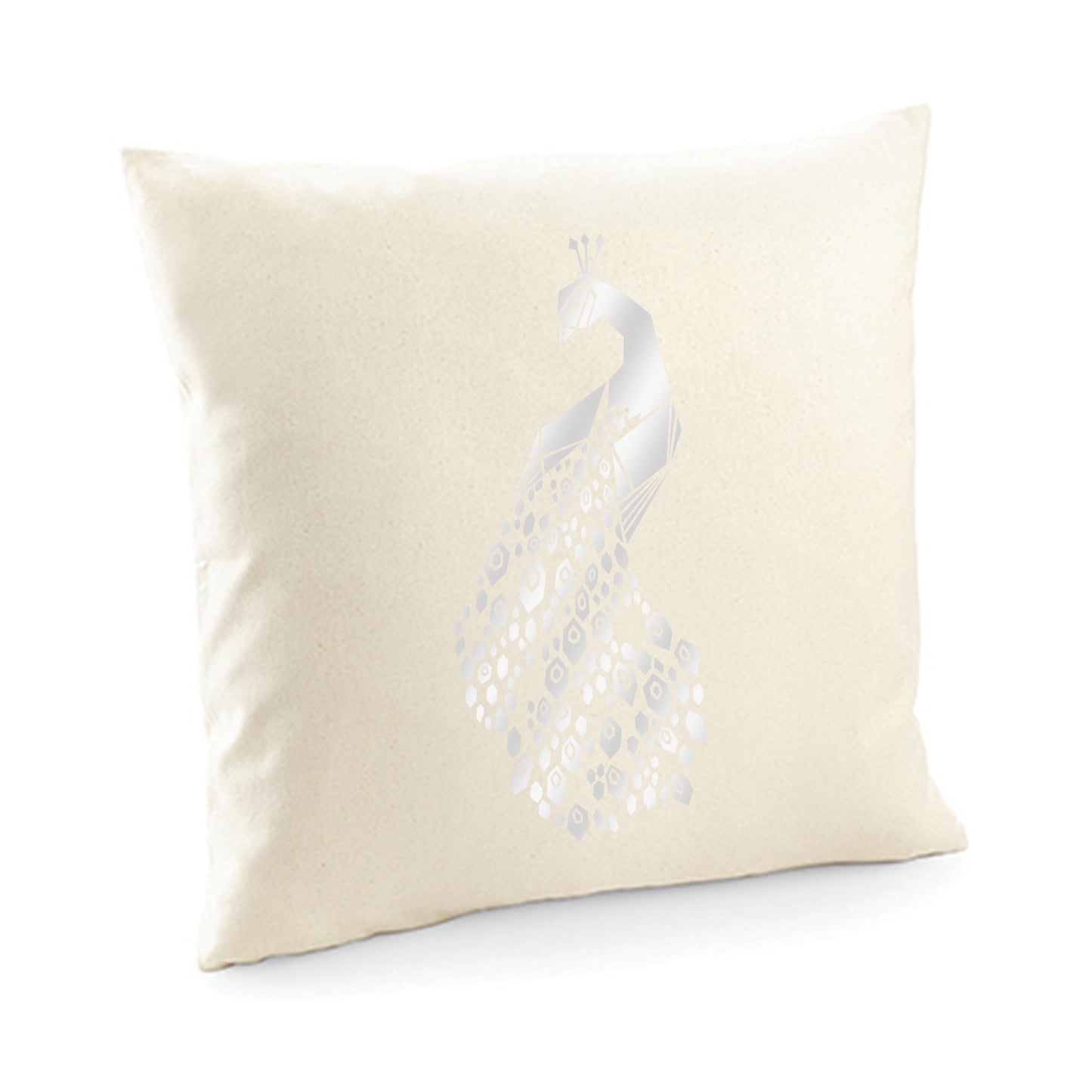 Kissenbezug / cushion cover / Motiv: Pfau origami