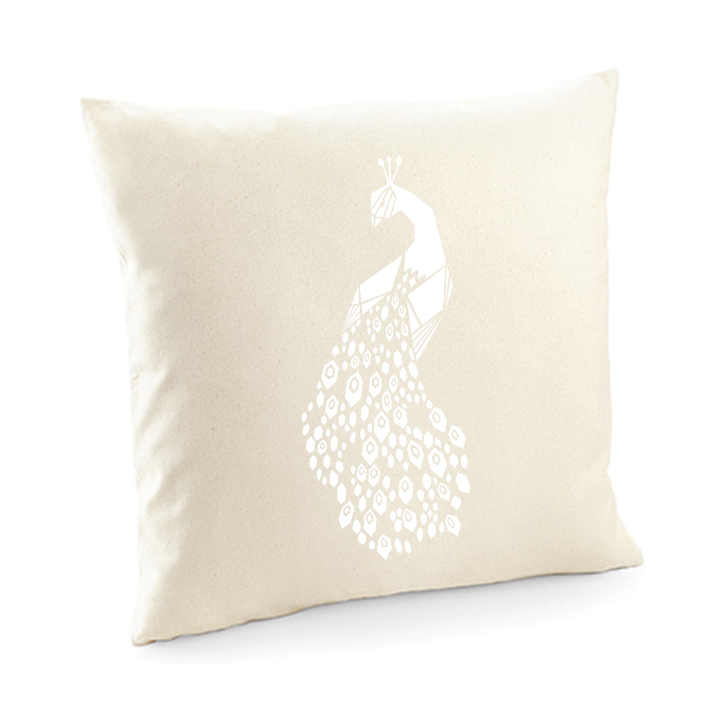Kissenbezug / cushion cover / Motiv: Pfau origami