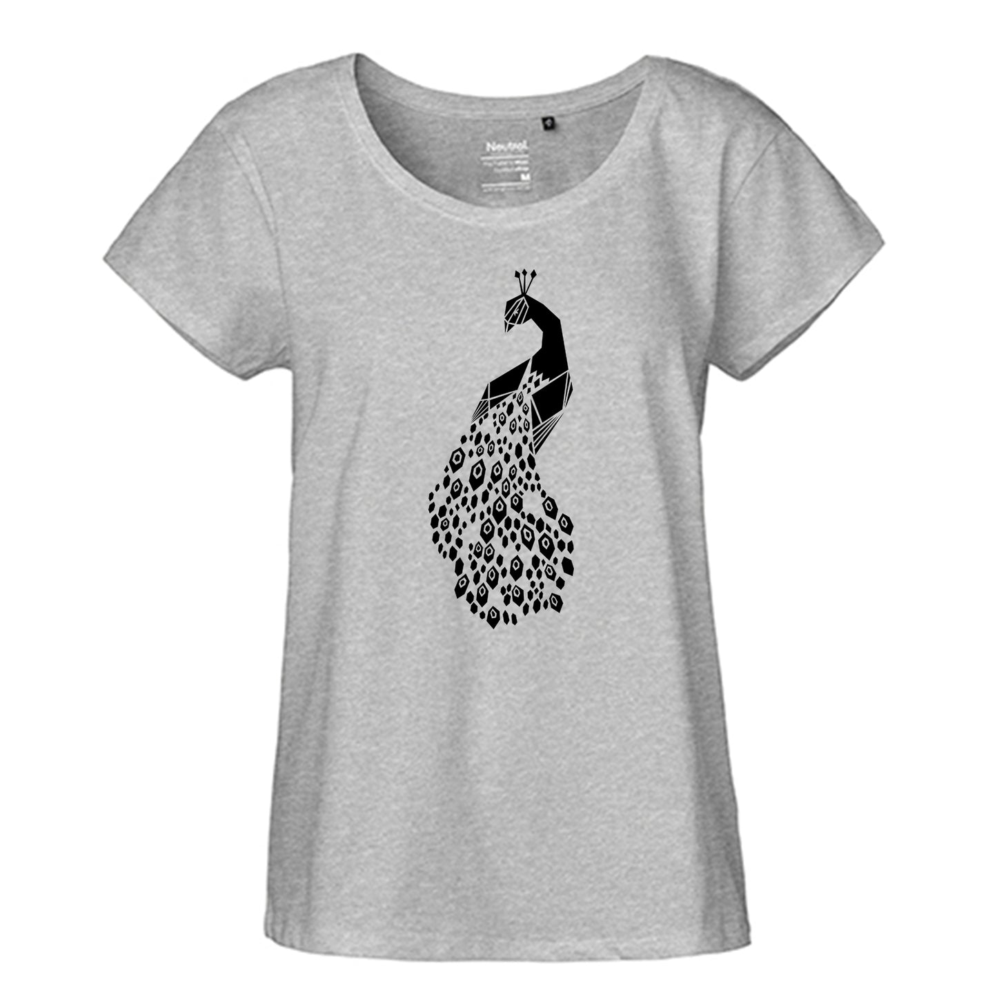 FairTrade Loose Fit Ladies T-Shirt 'Nö- Comicfigur' organic cotton