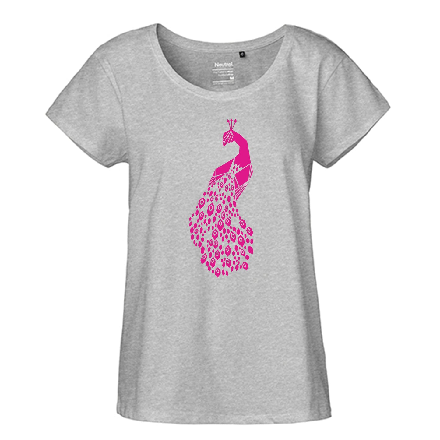 FairTrade Loose Fit Ladies T-Shirt 'Nö- Comicfigur' organic cotton