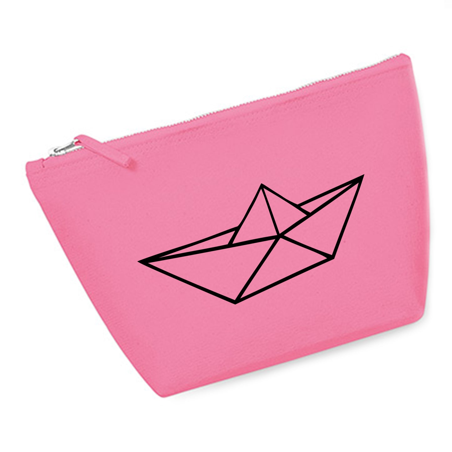 Cosmetic bag (M) 'Fuchs origami' cotton canvas