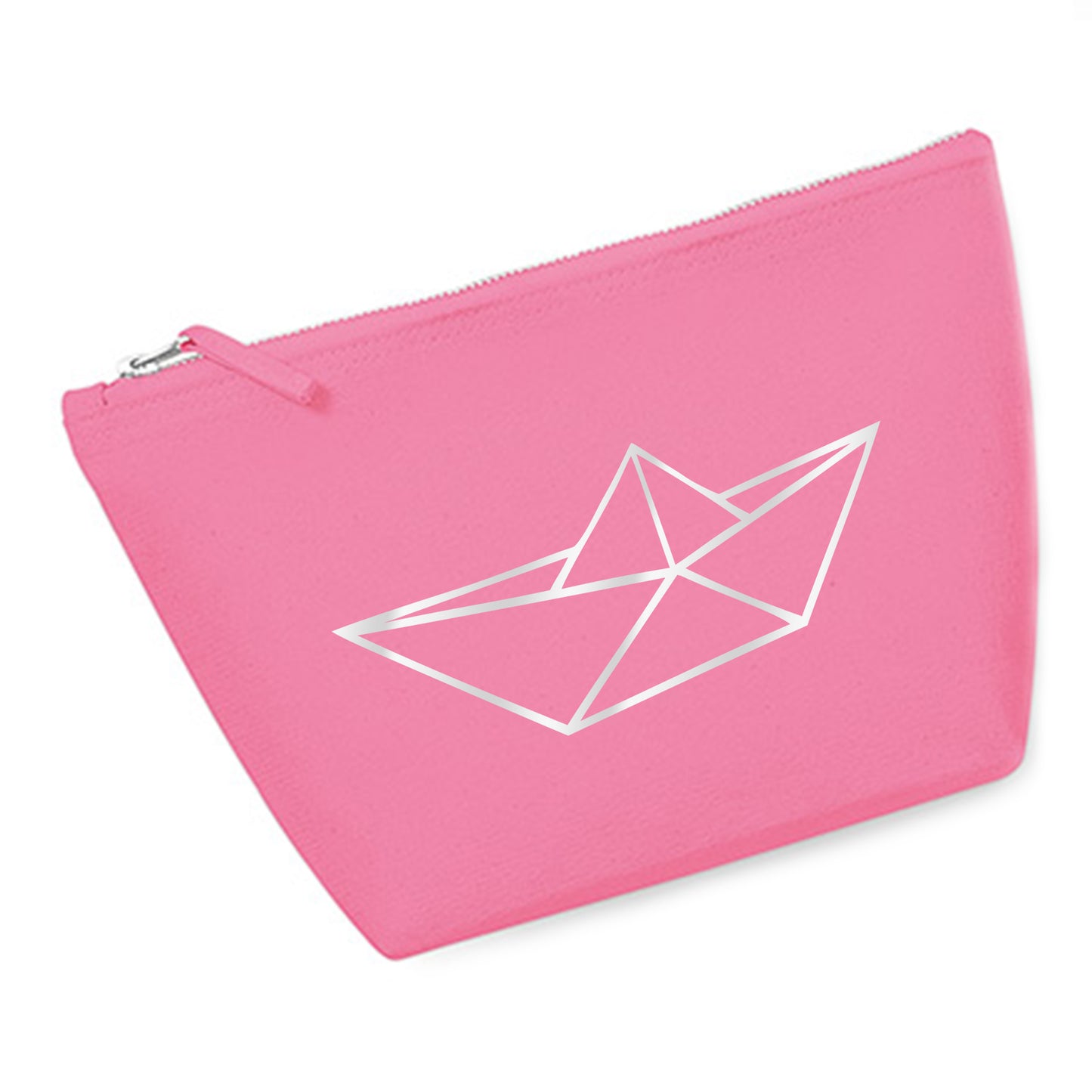 Cosmetic bag (M) 'Fuchs origami' cotton canvas