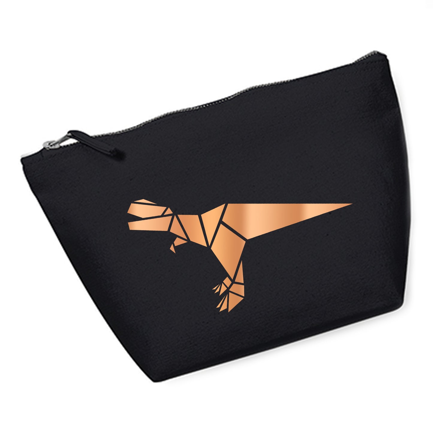 Cosmetic bag (M) 'Fuchs origami' cotton canvas