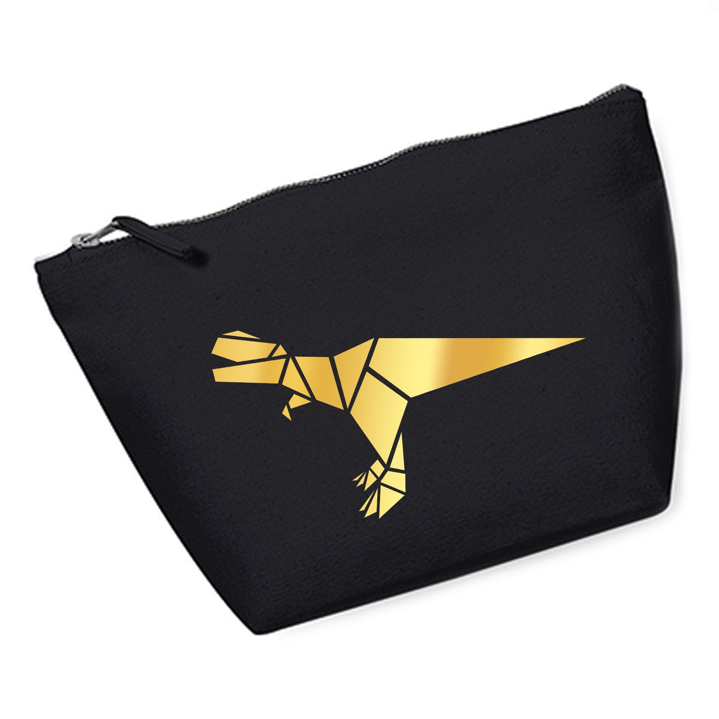 Cosmetic bag (M) 'Fuchs origami' cotton canvas