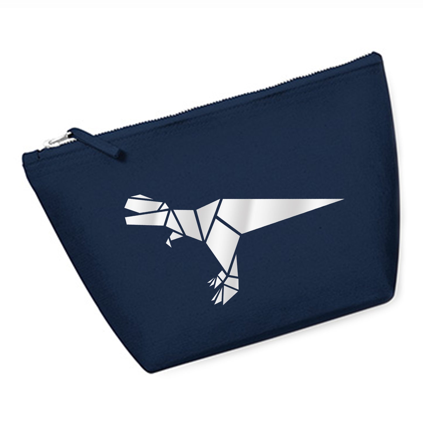 Cosmetic bag (M) 'Fuchs origami' cotton canvas