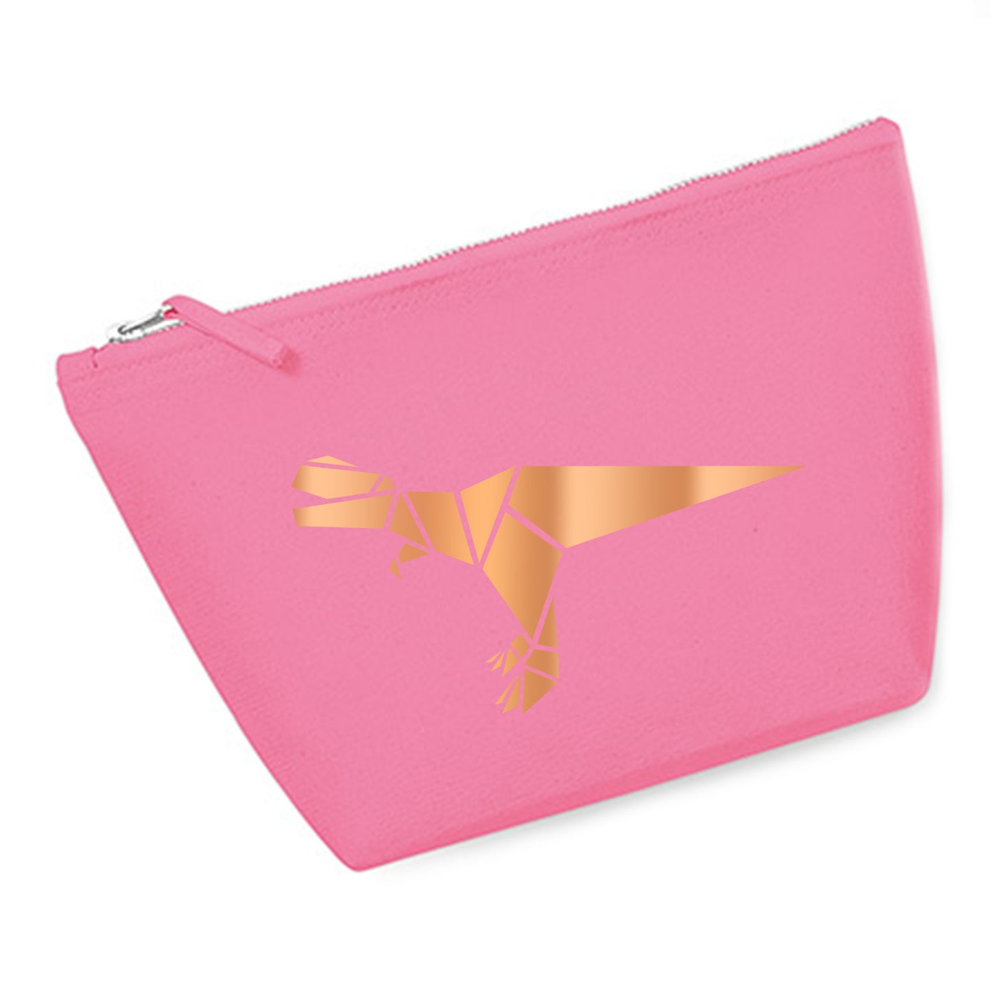 Cosmetic bag (M) 'Fuchs origami' cotton canvas