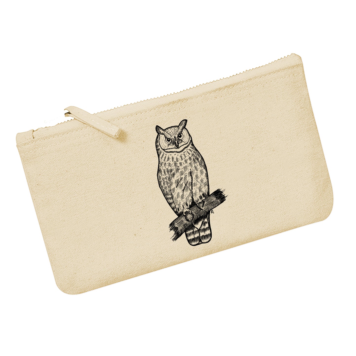 Pencil case eagle owl