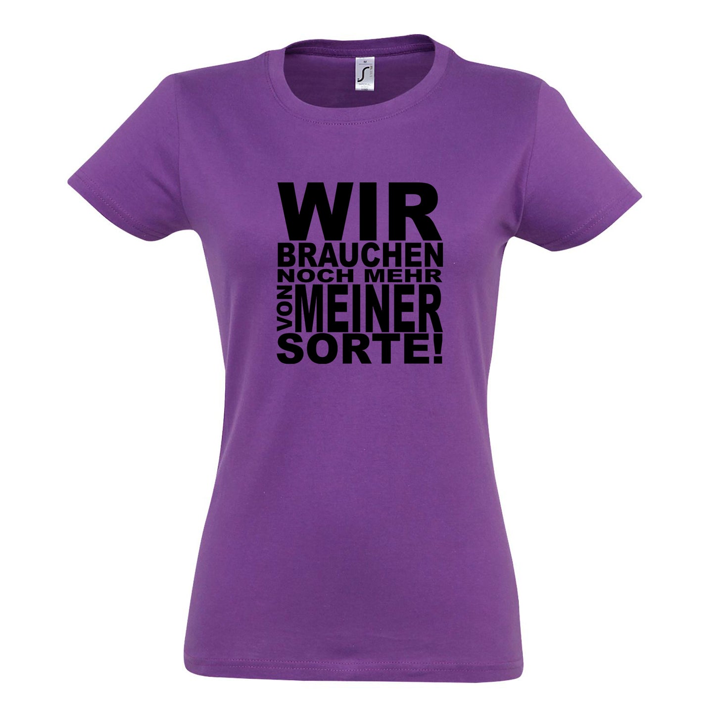 FairWear Ladies T-Shirt 'We need more of my kind!' cotton