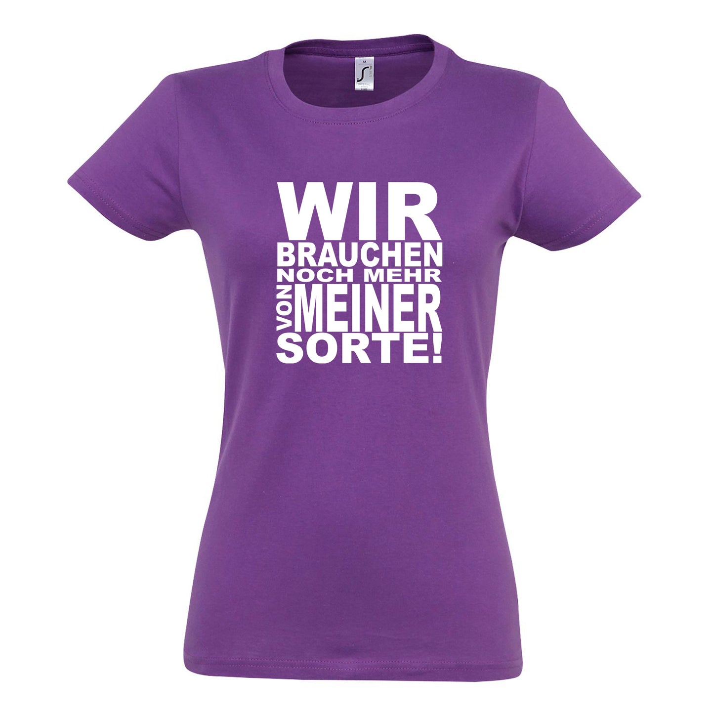 FairWear Ladies T-Shirt 'We need more of my kind!' cotton