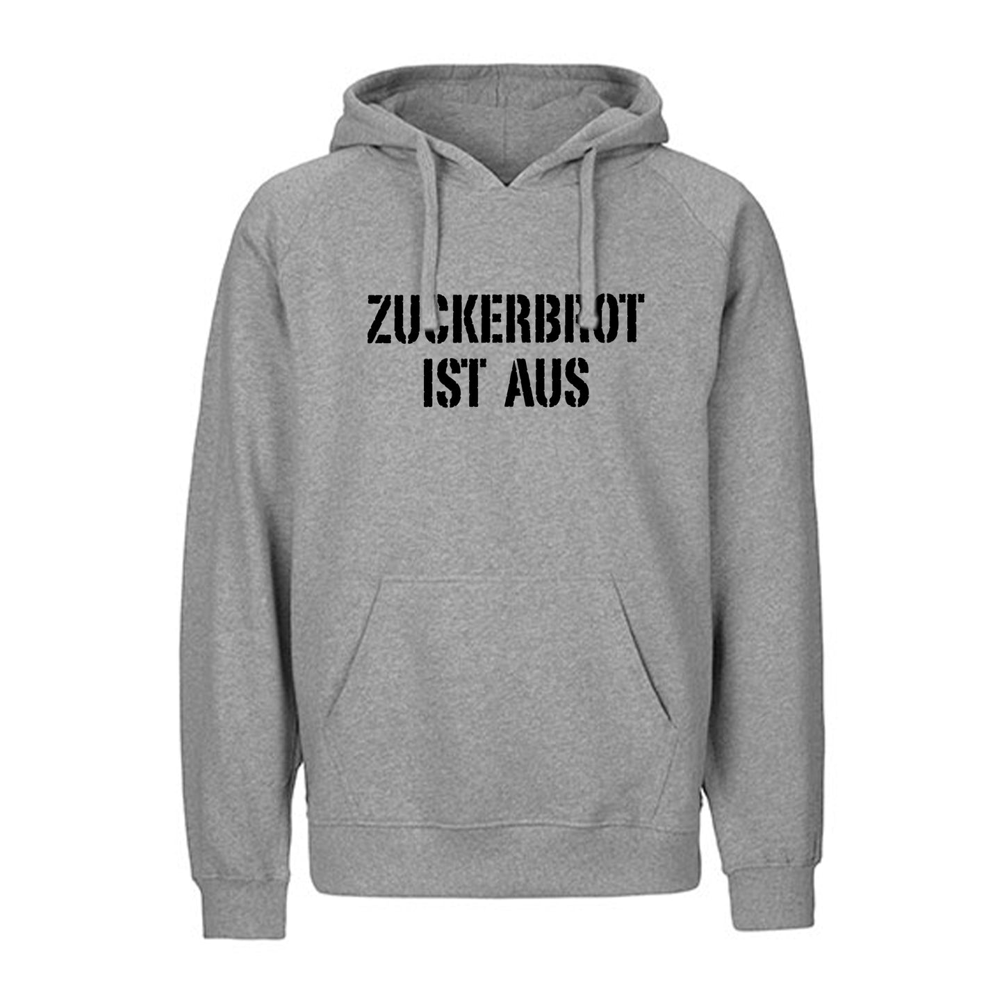 FairTrade hoodie/hoodie 'SUGAR BREAD IS MADE OF' 100% organic cotton