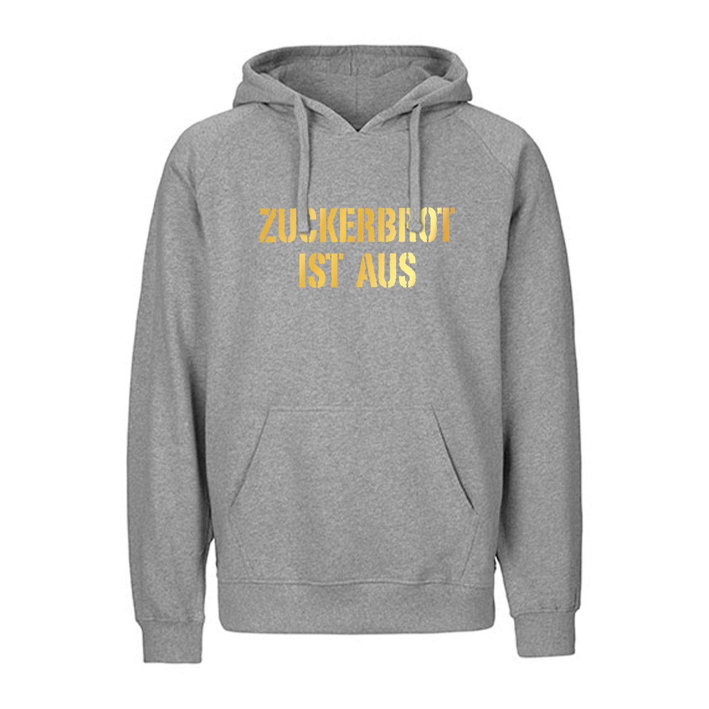 FairTrade hoodie/hoodie 'SUGAR BREAD IS MADE OF' 100% organic cotton