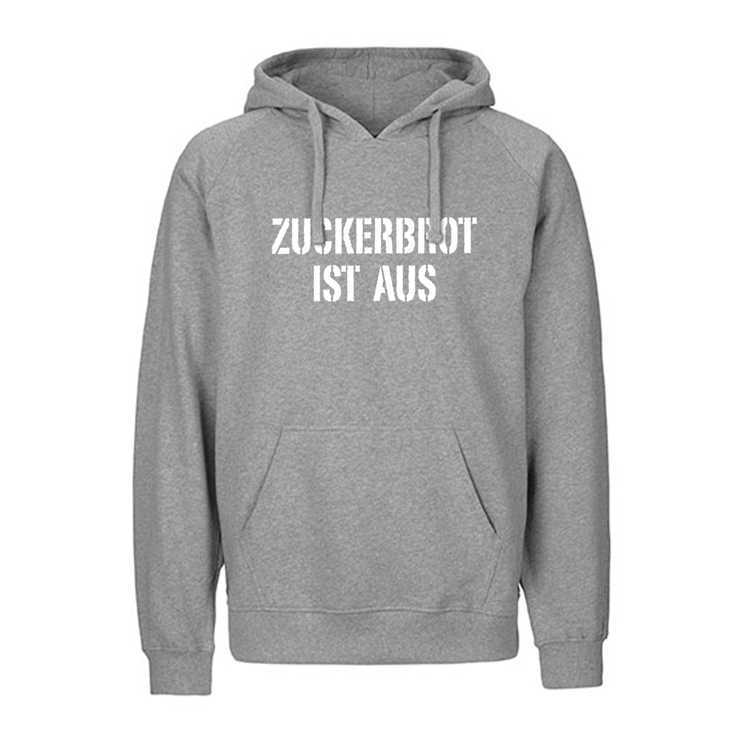 FairTrade hoodie/hoodie 'SUGAR BREAD IS MADE OF' 100% organic cotton