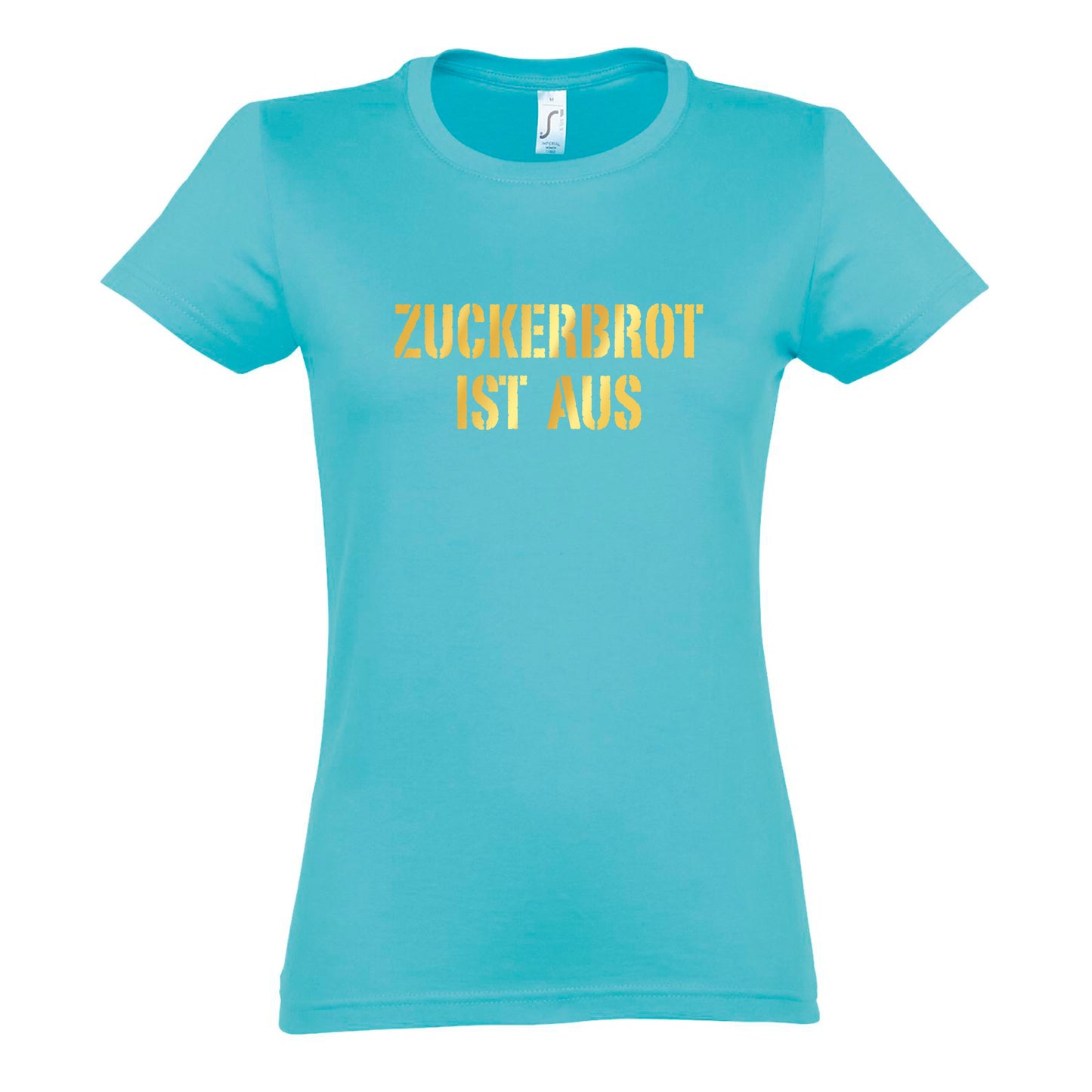 FairWear Women's T-Shirt 'SUGAR BREAD IS OUT!' cotton