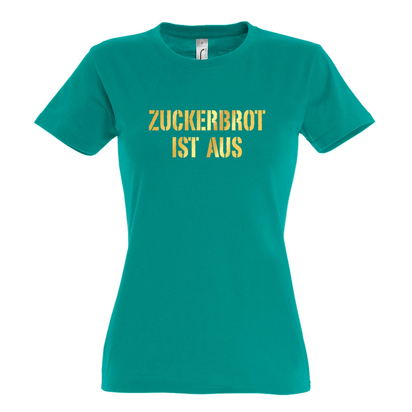 FairWear Women's T-Shirt 'SUGAR BREAD IS OUT!' cotton