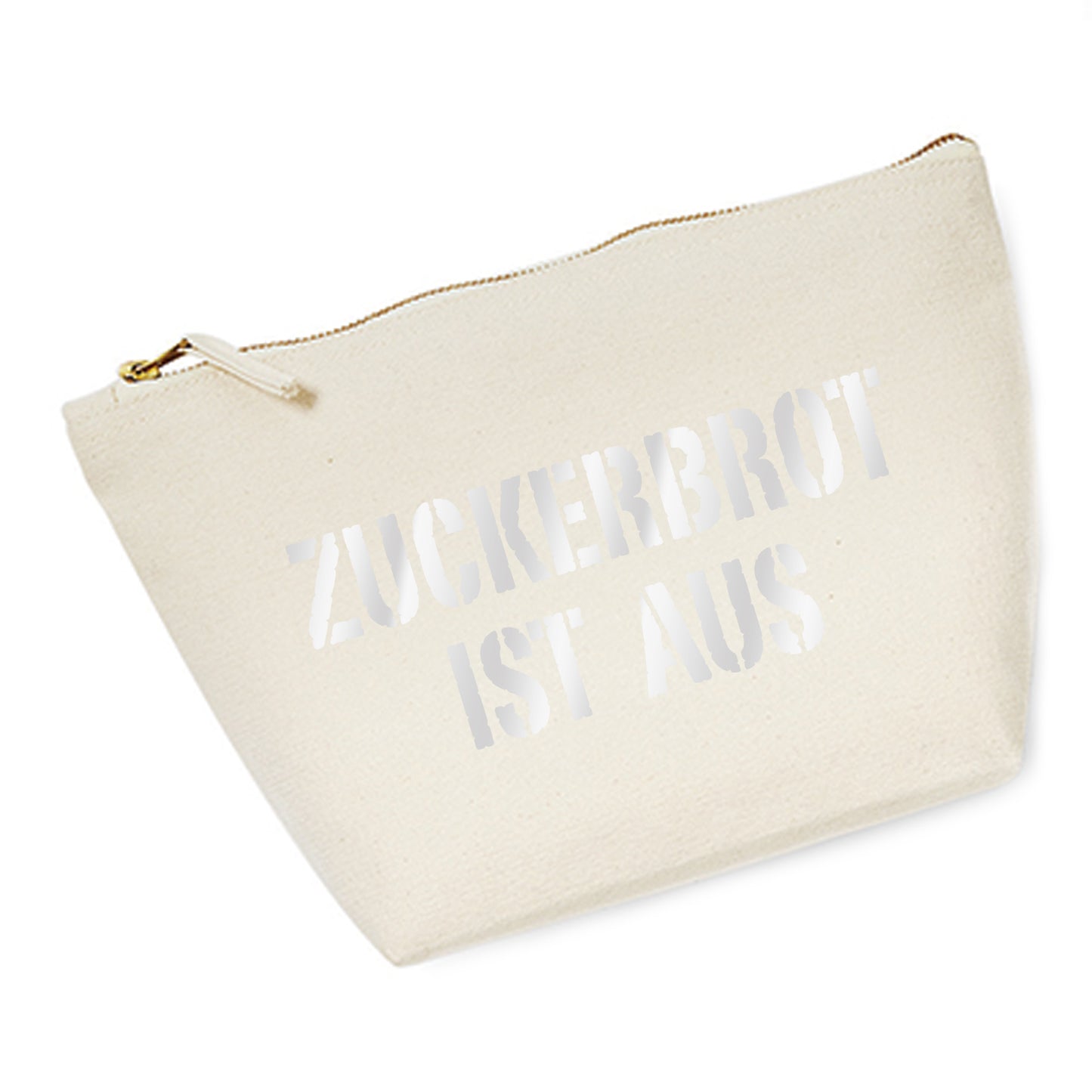 Cosmetic bag (M) 'Fuchs origami' cotton canvas