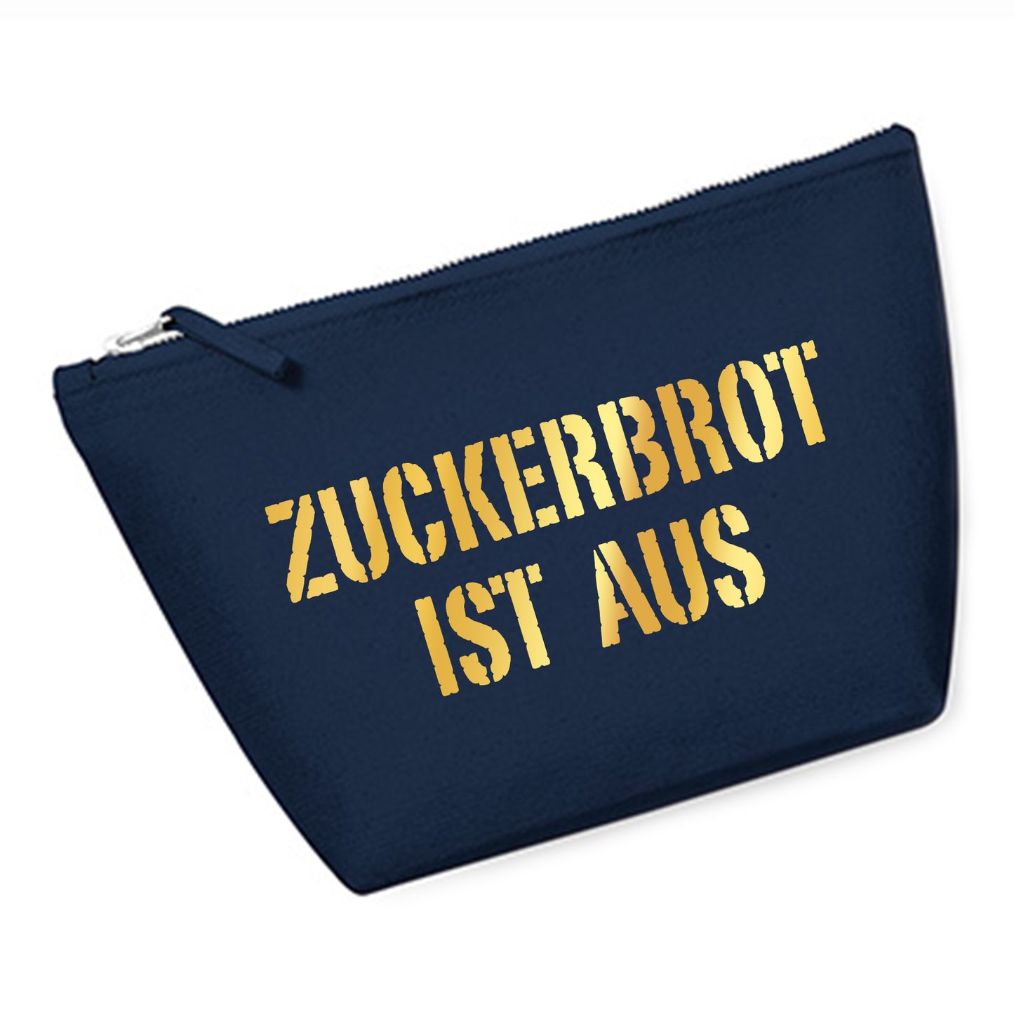 Cosmetic bag (M) 'Fuchs origami' cotton canvas