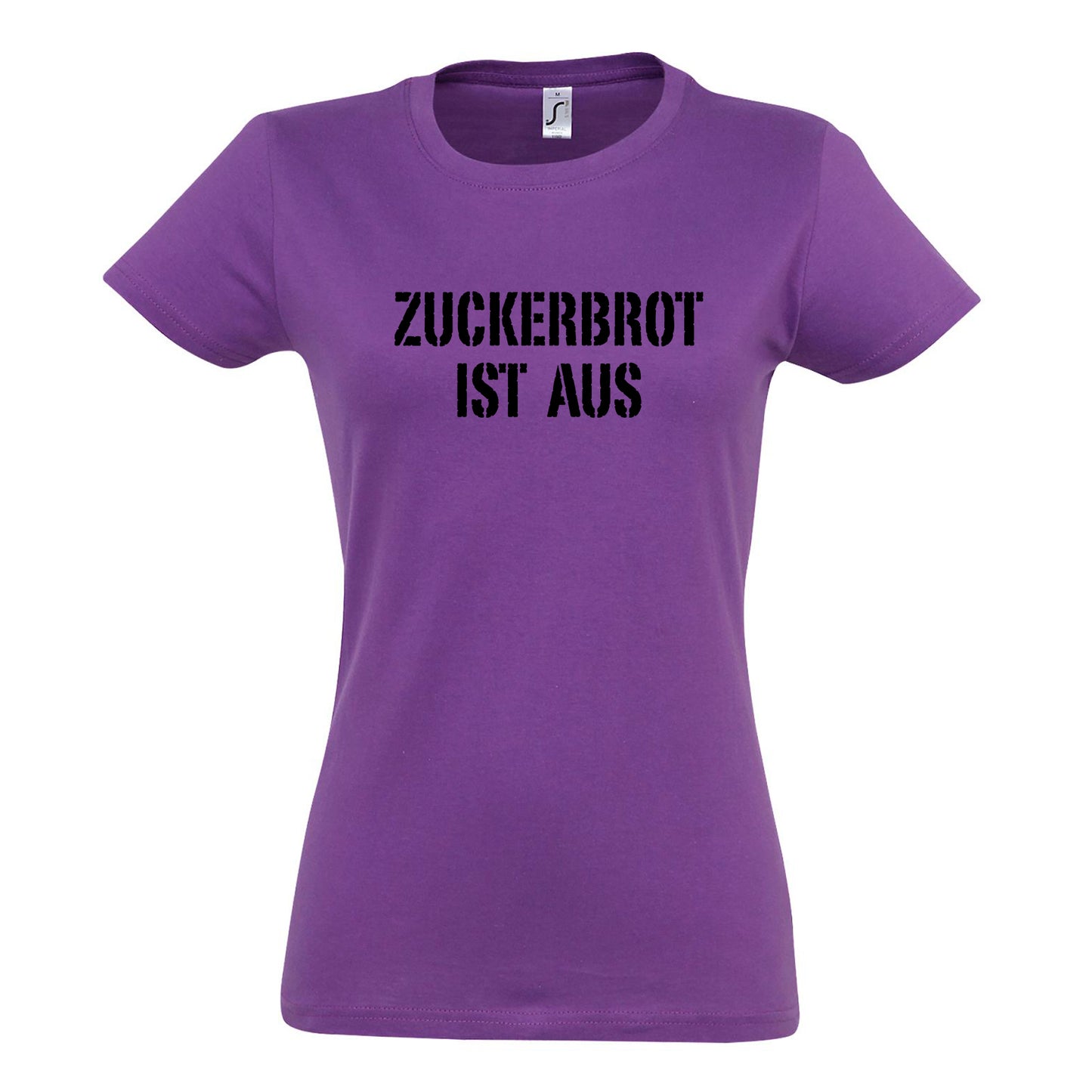 FairWear Women's T-Shirt 'SUGAR BREAD IS OUT!' cotton