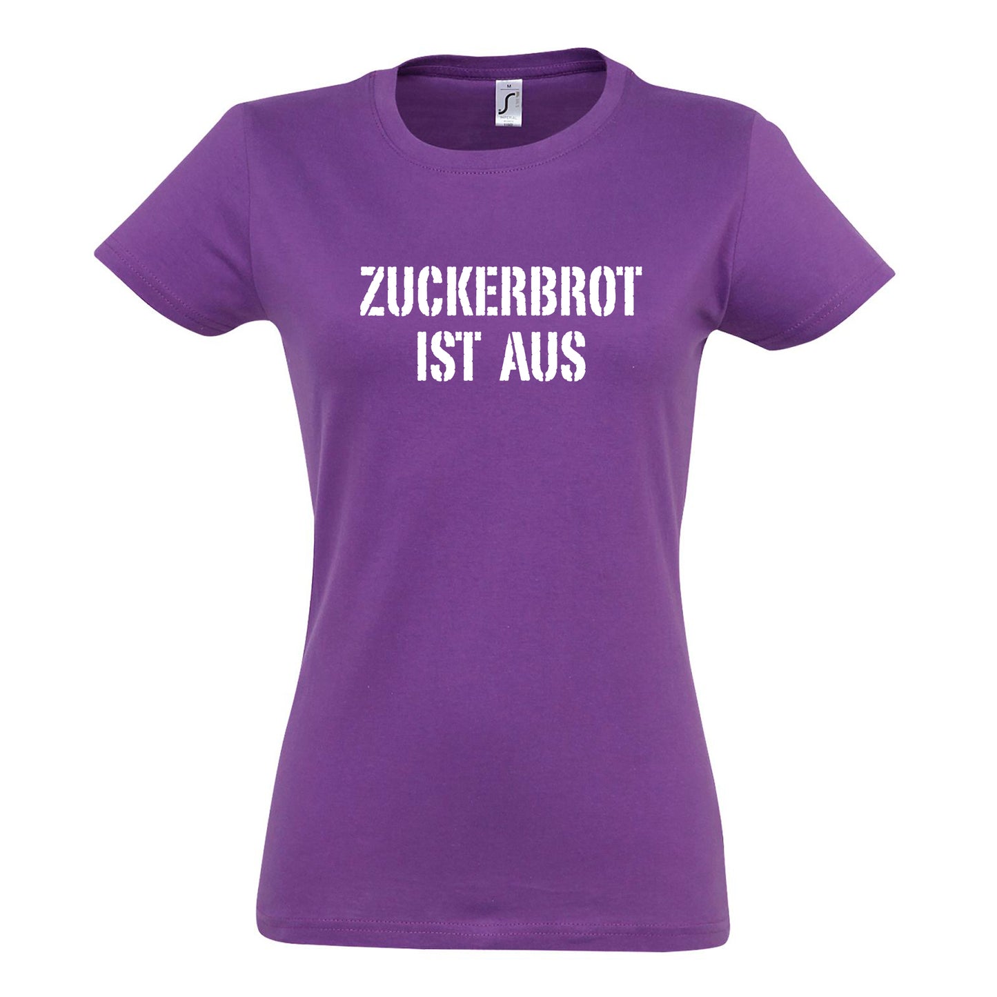 FairWear Women's T-Shirt 'SUGAR BREAD IS OUT!' cotton