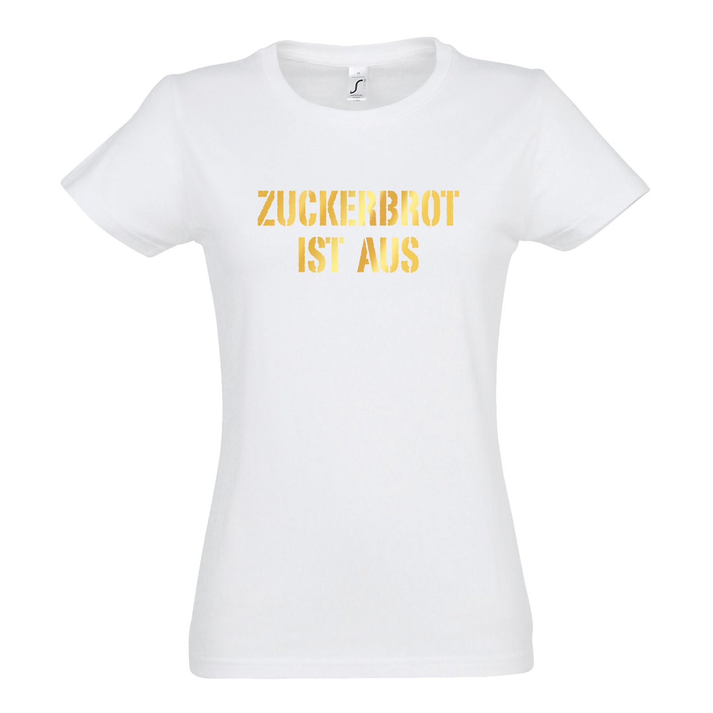 FairWear Women's T-Shirt 'SUGAR BREAD IS OUT!' cotton