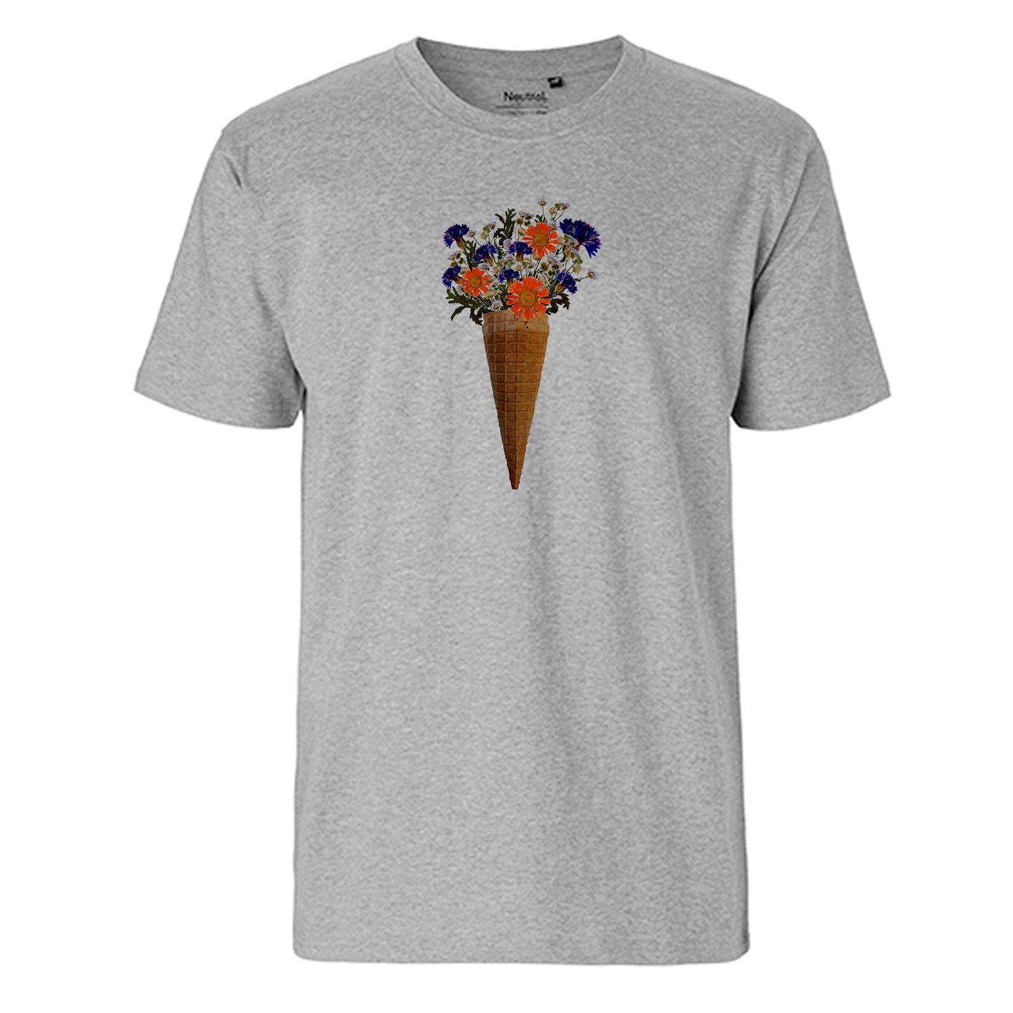 FairTrade men's t-shirt 'astronaut drawn - cartoon character' organic cotton