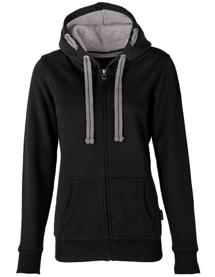 Zip-Hoodie Damen Basisc