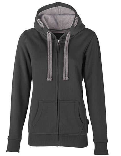 Zip-Hoodie Damen Basisc