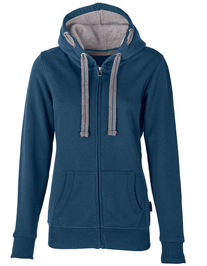 Zip-Hoodie Damen Basisc