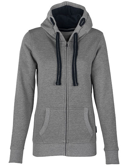 Zip-Hoodie Damen Basisc