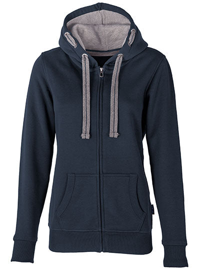 Zip-Hoodie Damen Basisc