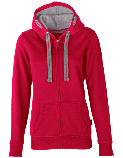 Zip-Hoodie Damen Basisc