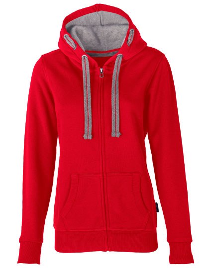 Zip-Hoodie Damen Basisc