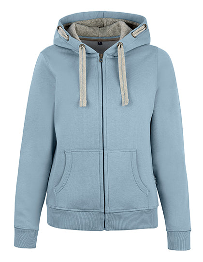 Zip-Hoodie Damen Basisc