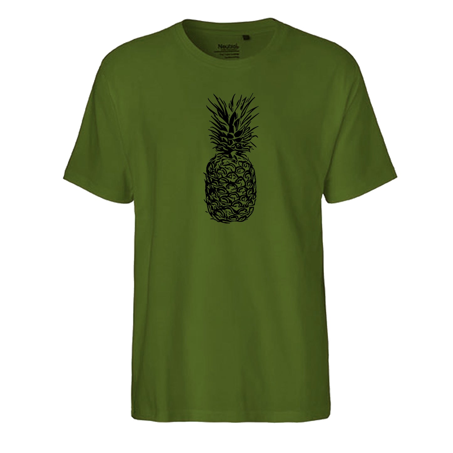 FairTrade Herren T-Shirt 'Ananas' Bio-Baumwolle