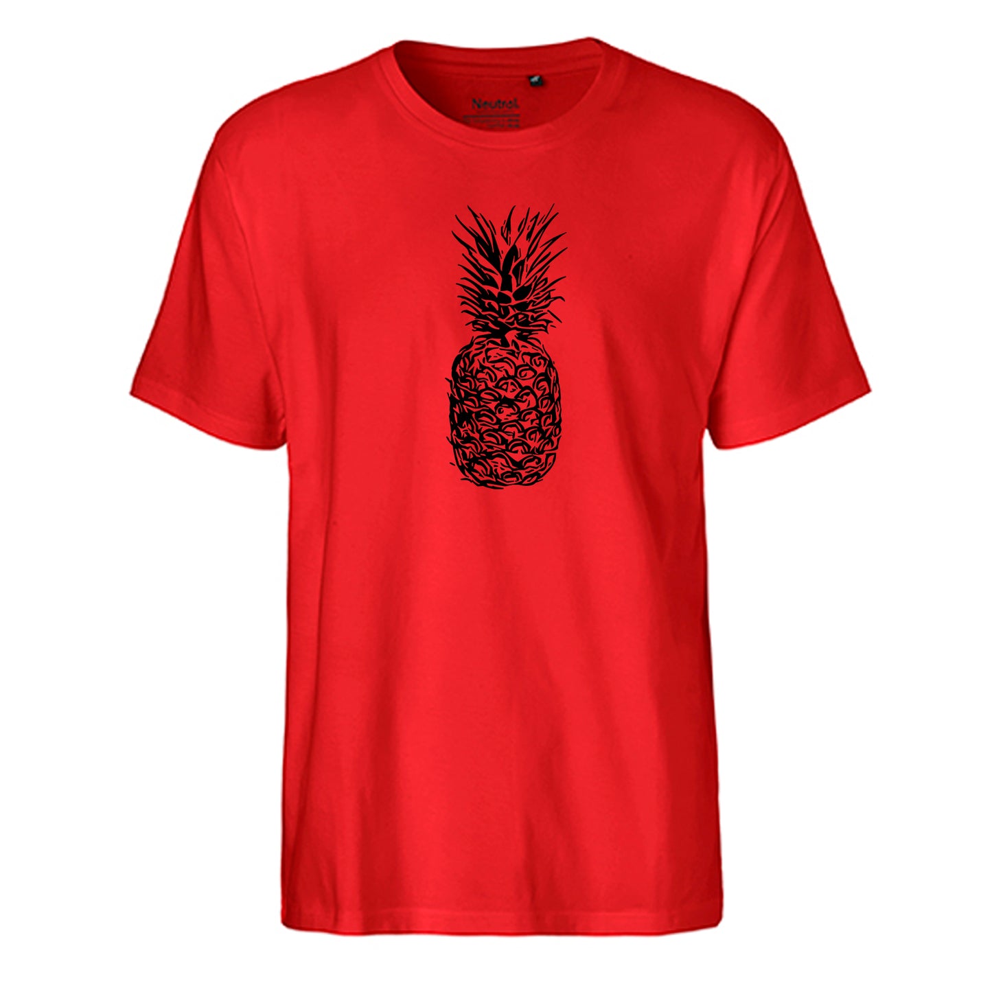 FairTrade Herren T-Shirt 'Ananas' Bio-Baumwolle