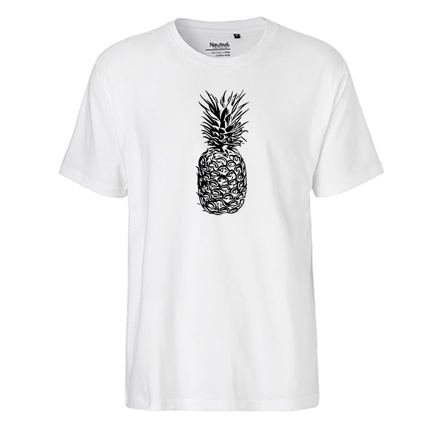 FairTrade Herren T-Shirt 'Ananas' Bio-Baumwolle