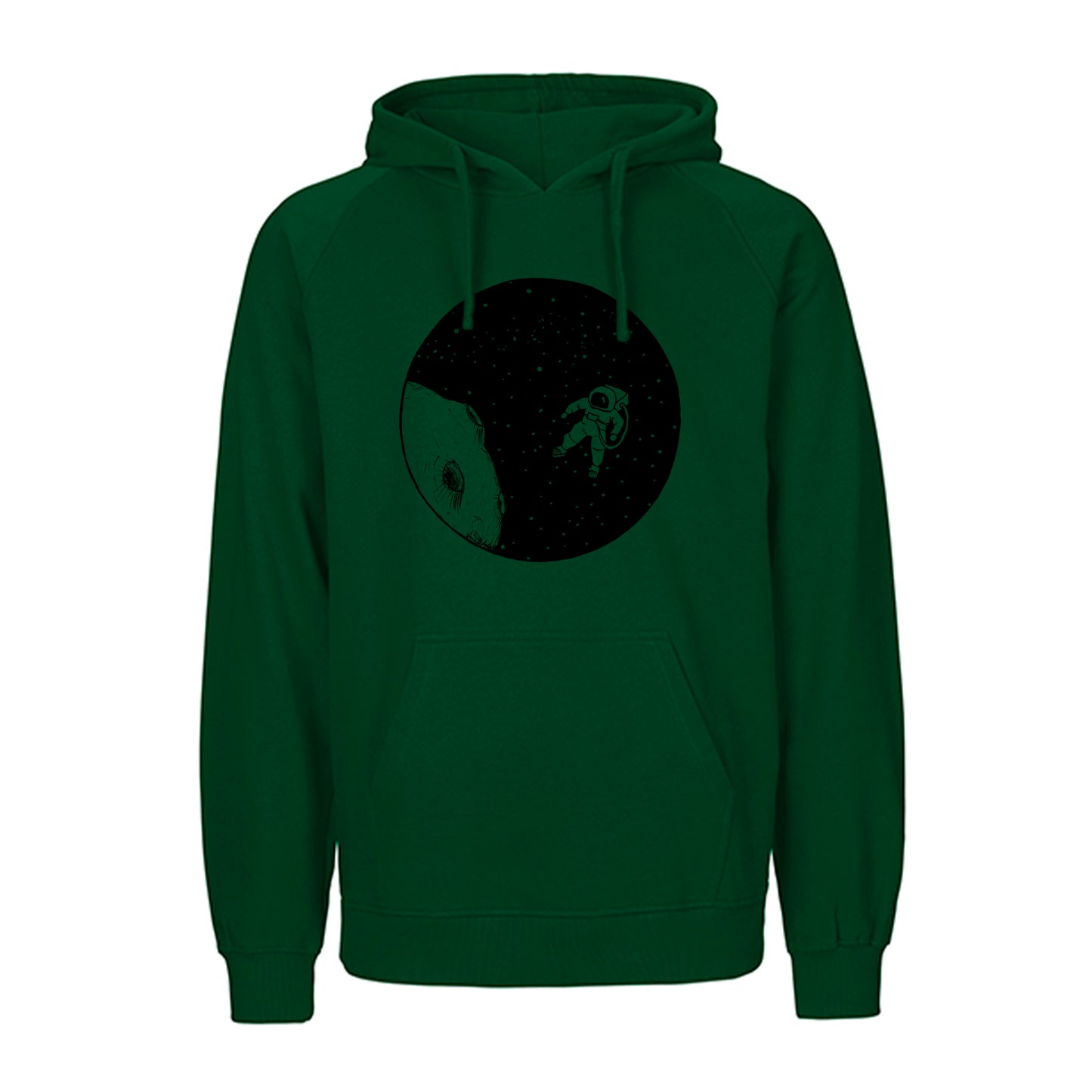 FairTrade Kapuzenpulli/Hoodie 'Astronaut' 100% Bio-Baumwolle