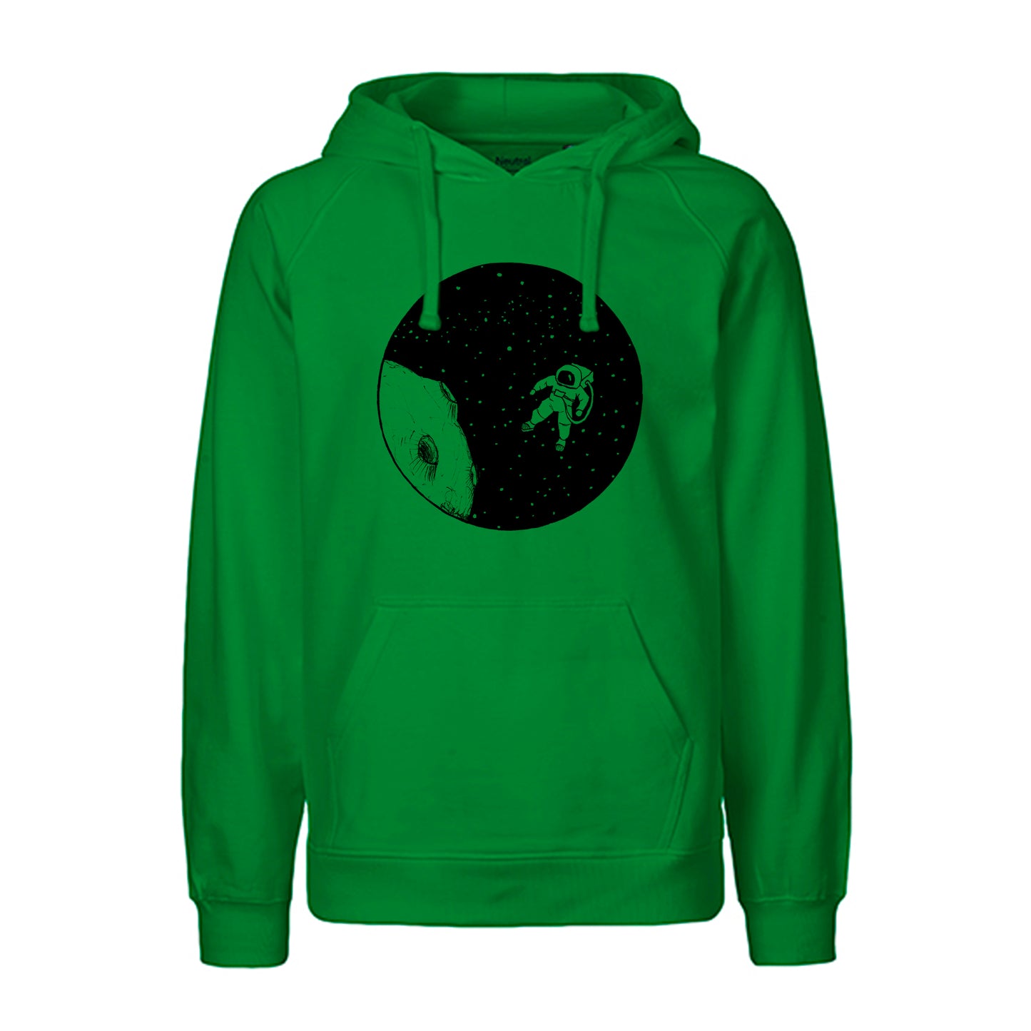 FairTrade Kapuzenpulli/Hoodie 'Astronaut' 100% Bio-Baumwolle