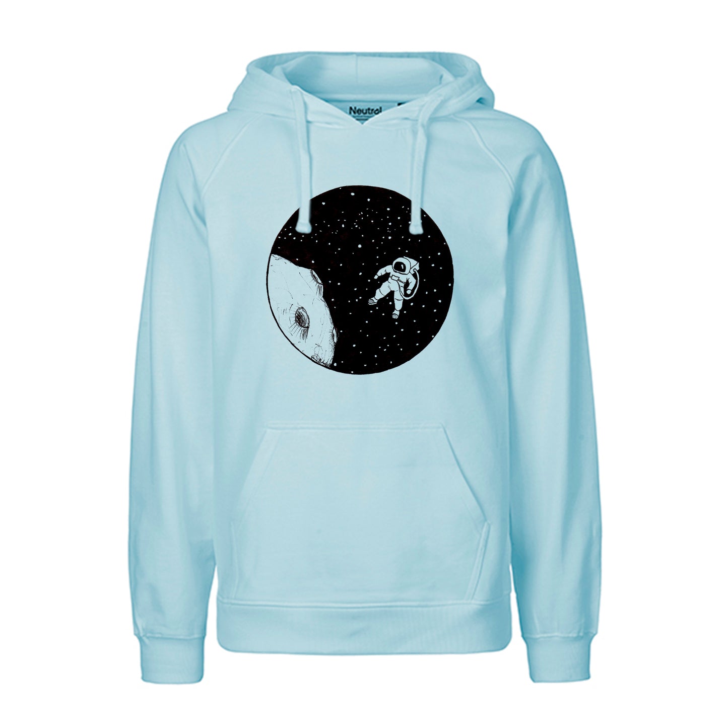 FairTrade hoodie/hoodie 'Astronaut' 100% organic cotton