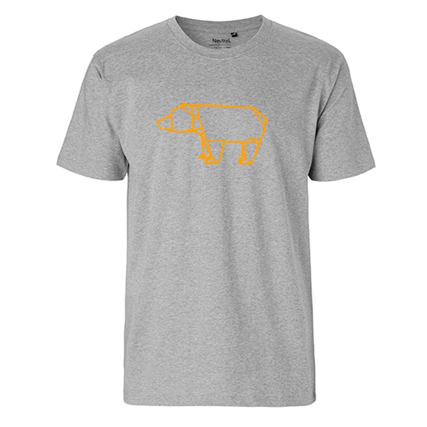 FairTrade men's t-shirt 'Deer Origami' organic cotton