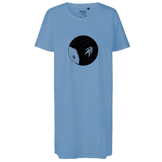 Ladies´ Long Length T-Shirt | Motiv: Astronaut | Bio-BW