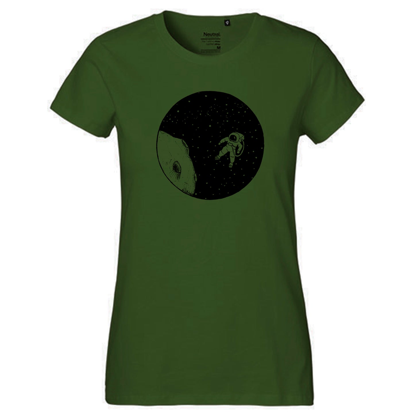 Fair-Trade Damen T-Shirt 'Astronaut' 100% Bio-Baumwolle