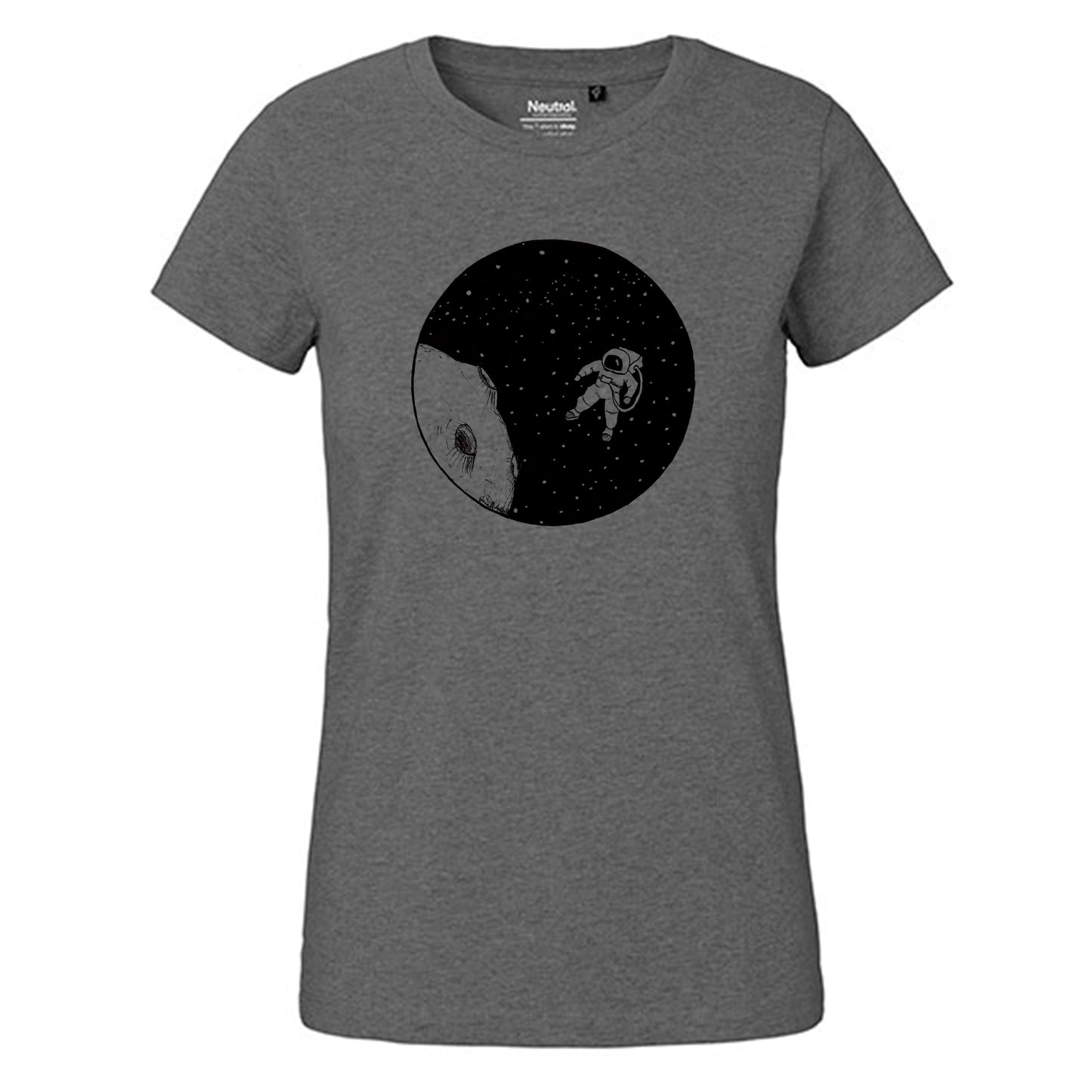 Fair-trade ladies' T-shirt 'Astronaut' 100% organic cotton