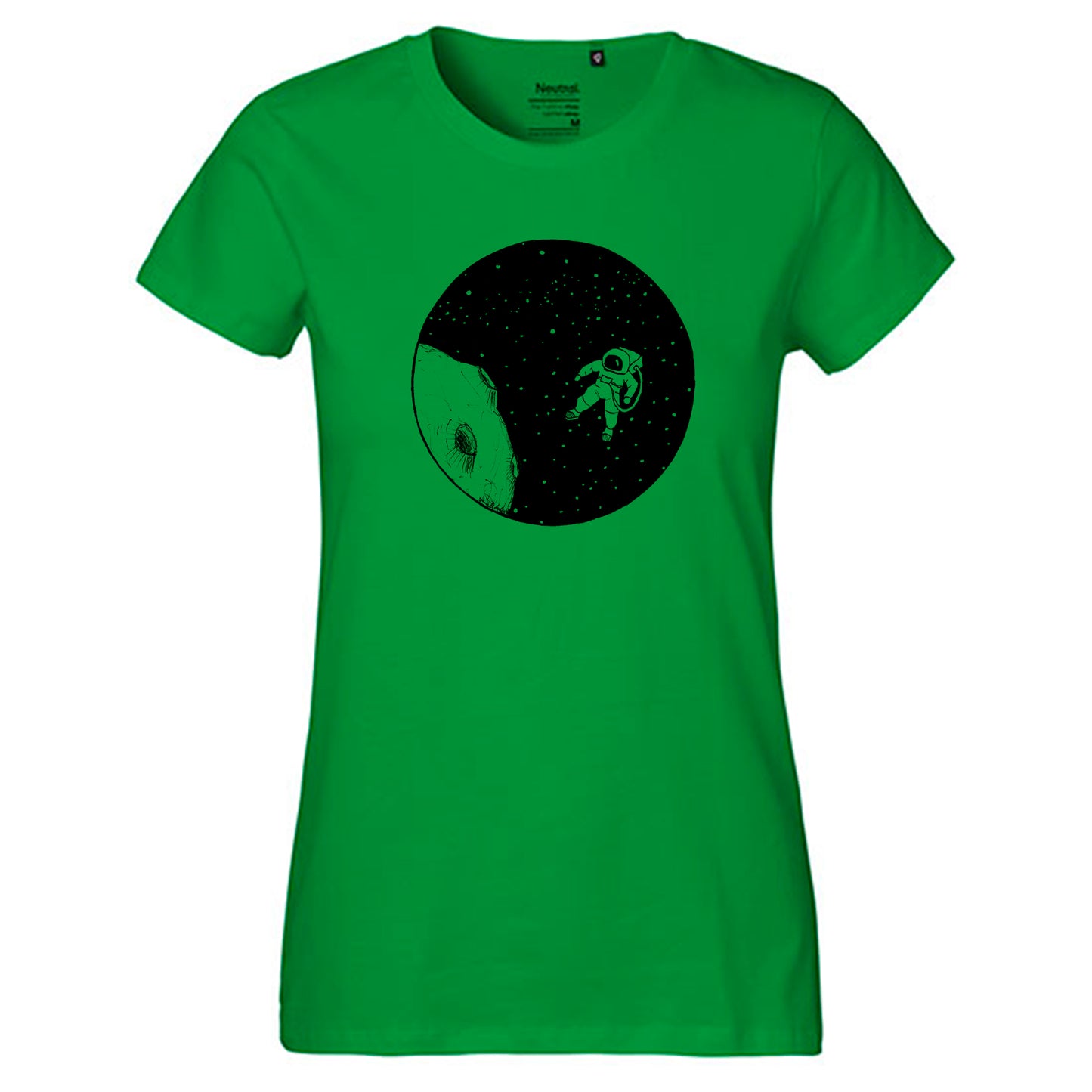 Fair-trade ladies' T-shirt 'Astronaut' 100% organic cotton