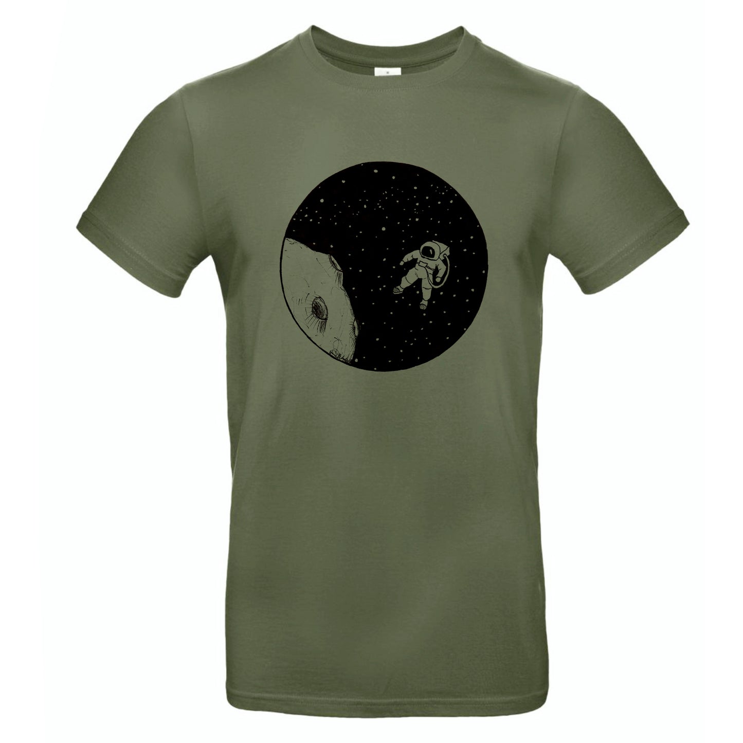 FairWear men's t-shirt 'astronaut drawn' cotton