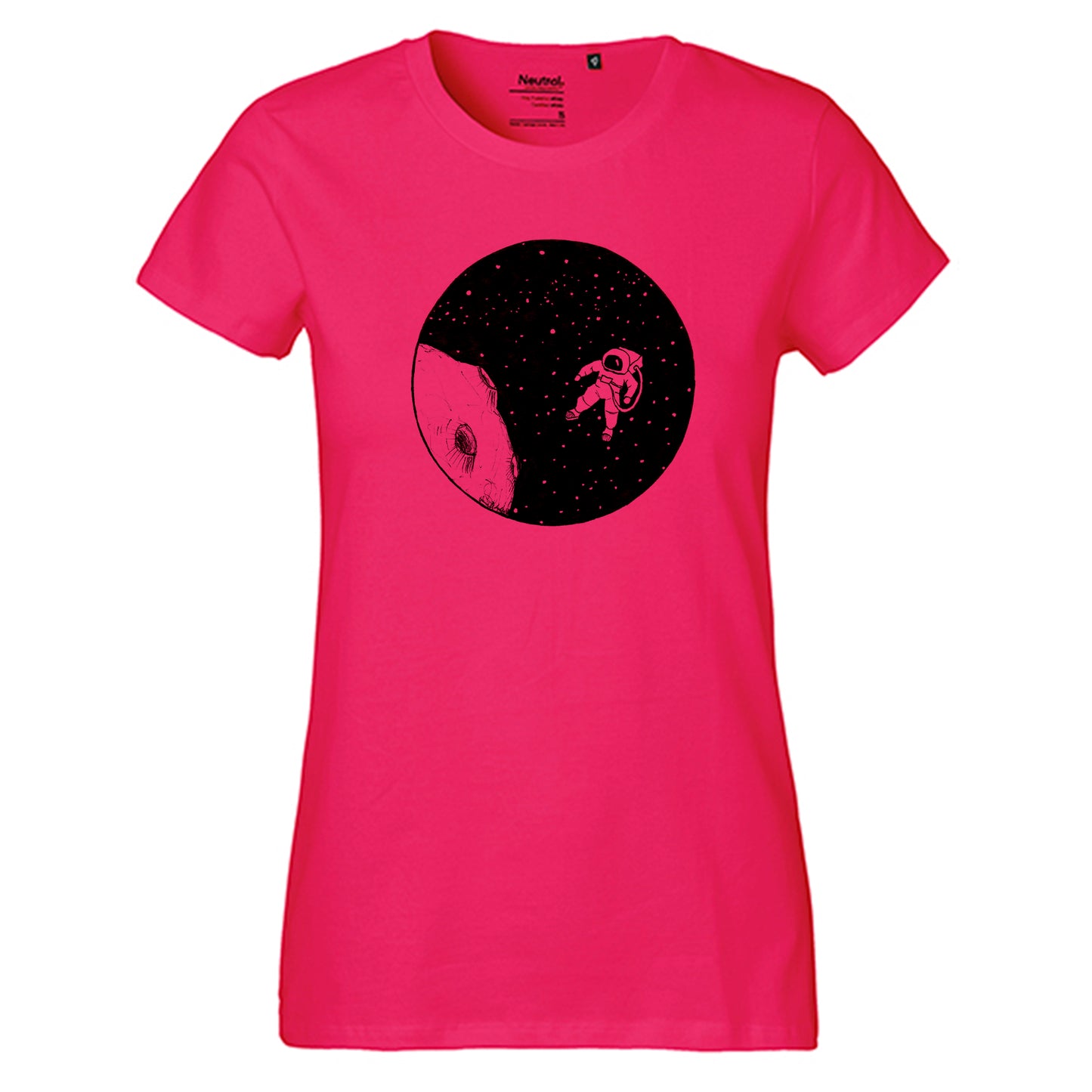 Fair-trade ladies' T-shirt 'Astronaut' 100% organic cotton