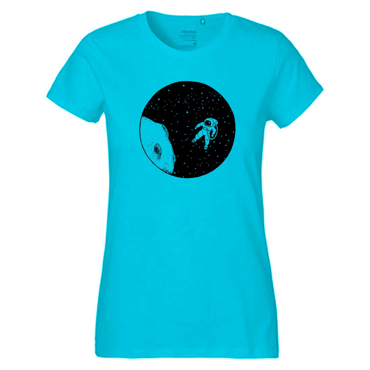 Fair-trade ladies' T-shirt 'Astronaut' 100% organic cotton