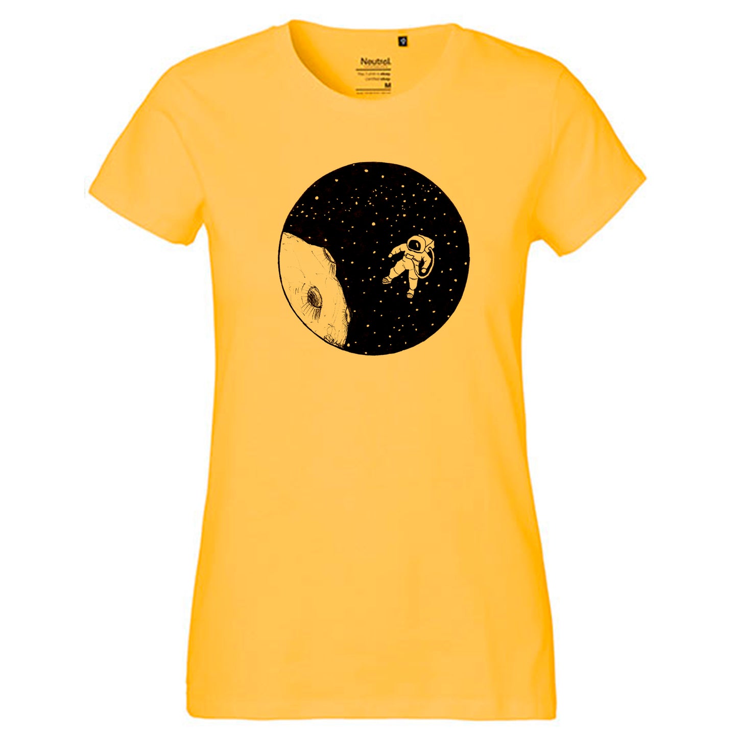 Fair-trade ladies' T-shirt 'Astronaut' 100% organic cotton